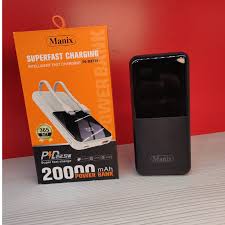 پاوربانک برندMANIXاورج20000 پیشنهادیMX722