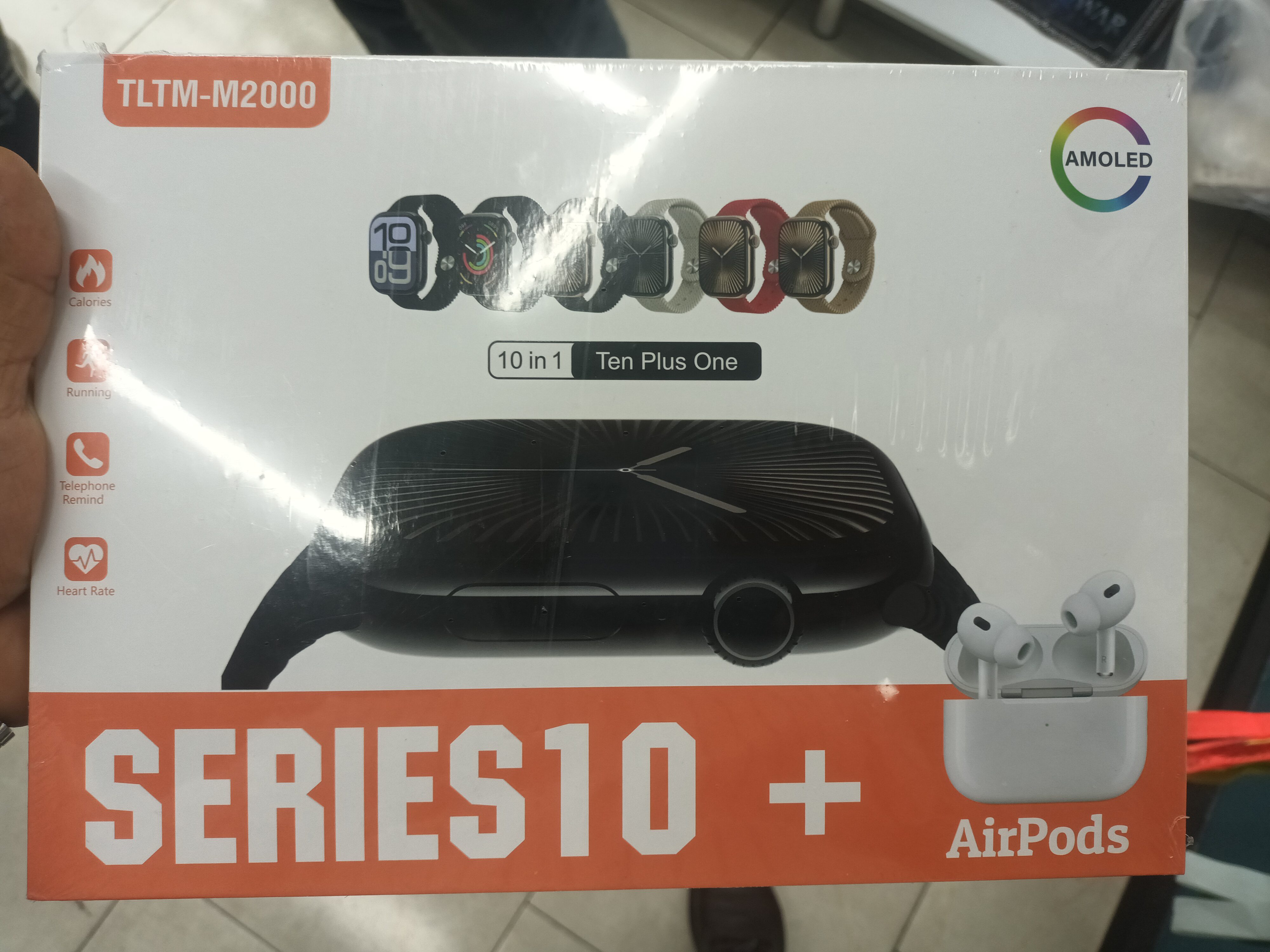 ساعت هوشمند10 بندبه همراه ایرپادپروTLTM-MK2000 SEEIES10